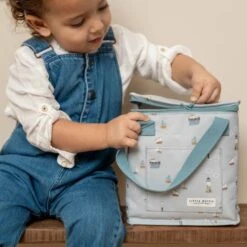 Little Dutch Cooler Bag Sailors Bay Blue -Lush Littles LittleDtuchLunchbagLD4973