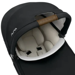 Nuna Car Seat Cari™ Next Caviar -Lush Littles Nuna CARInext caviar handle2 GL Web 1c0a