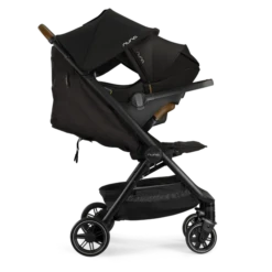 Nuna Trvl™ Caviar 17 Nuna Trvl™ Caviar -Lush Littles Nuna TRVL Caviar Profile Recline PIPAnext GL shadow web a776