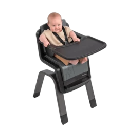 Nuna HighchairZaaz Pewter -Lush Littles Nuna ZAAZ Modes Pewter GL web1 0641