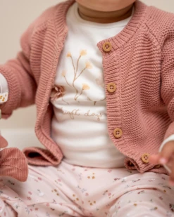 Little Dutch Knitted Cardigan Blush Pink 6 Little Dutch Knitted Cardigan Blush Pink -Lush Littles Post LPF 1b