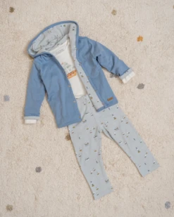 Little Dutch Reversible Jacket Sailors Bay Blue -Lush Littles Post SAILORSBAY 1b