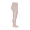 Condor Side Openworked Warm Tights - Pale Pink