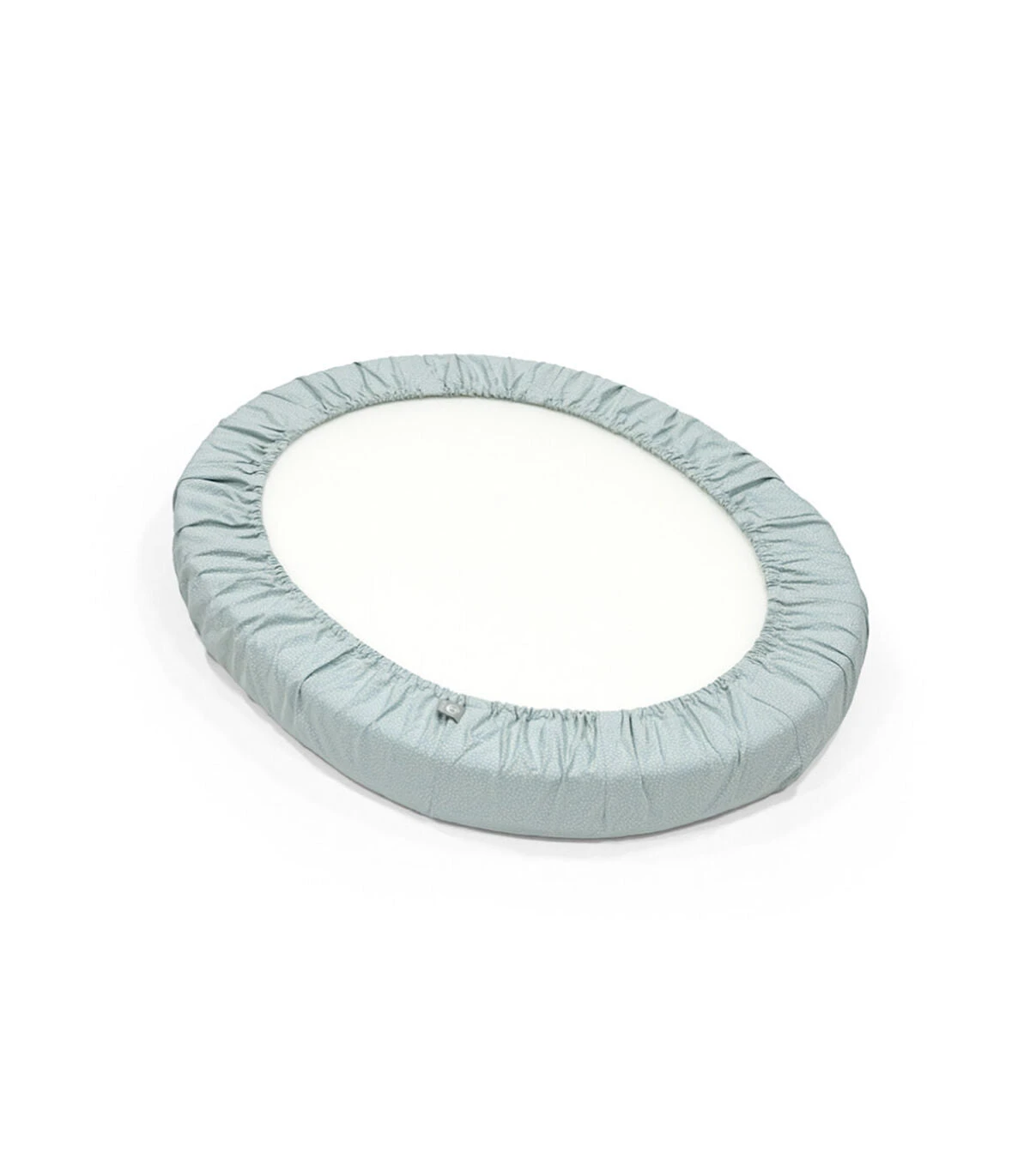 Stokke® Sleepi™ Mini Fitted Sheet V3 Dots Sage 2 Stokke® Sleepi™ Mini Fitted Sheet V3 Dots Sage - Image 2