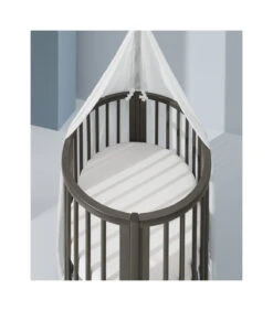 Stokke® Sleepi™ Mini V3 Hazy Grey -Lush Littles SleepiMini HazyGrey Canopy 220225 030 eCom