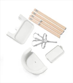 High Chair White Stokke® Clikk™ -Lush Littles StokkeClikk WhatsIncluded 190411 4849 White eCom