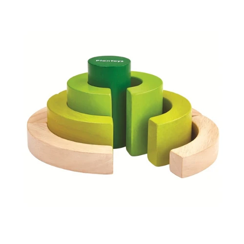 Plan Toys Curve Blocks - PT 5382 1 Plan Toys Curve Blocks - PT 5382