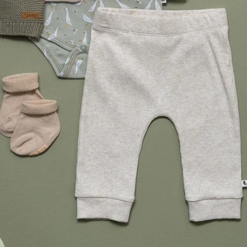 Little Dutch Trousers Rib Sand 2 Little Dutch Trousers Rib Sand - Image 2