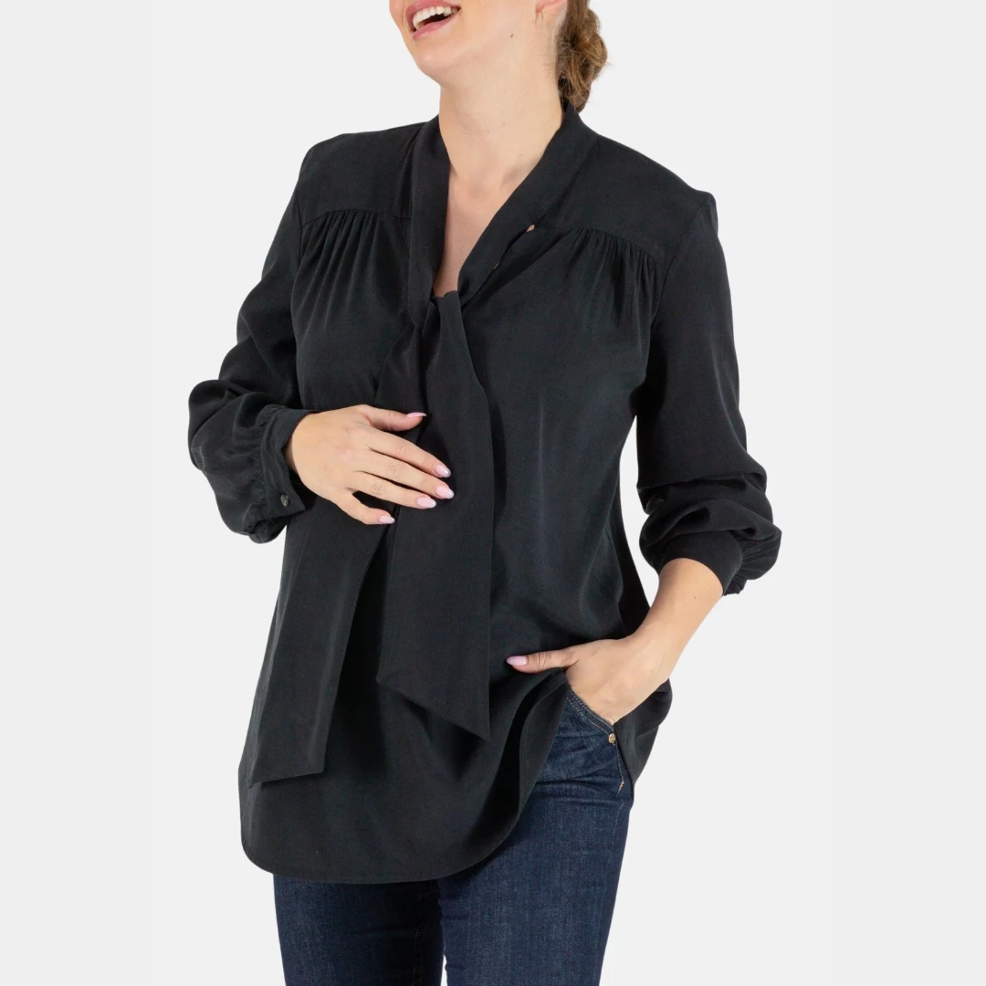 Cache Coeur Margaux Maternity And Nursing Lavalière Shirt 1 Cache Coeur Margaux Maternity And Nursing Lavalière Shirt