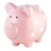Pearhead Piggy Bank Polka Dot - Pink