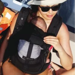 PhysioCarrier - Black/pocket Black - LR 8 PhysioCarrier - Black/pocket Black - LR -Lush Littles black