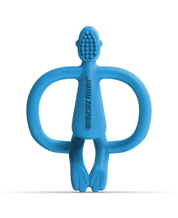 Matchstick Monkey Monkey Teether - Blue 3 Matchstick Monkey Monkey Teether - Blue - Image 3