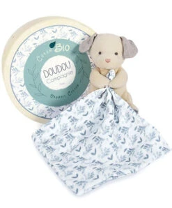 Blue Dog Handkerchief Comforter In Organic Cotton -Lush Littles dc3963 1 6368dc11c680e788777003