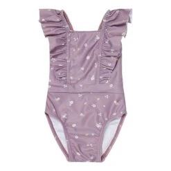 Little Dutch Bathsuit Volants Mauve Blossom