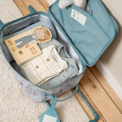 Little Dutch Children's Suitcase Sailors Bay Blue -Lush Littles i 6