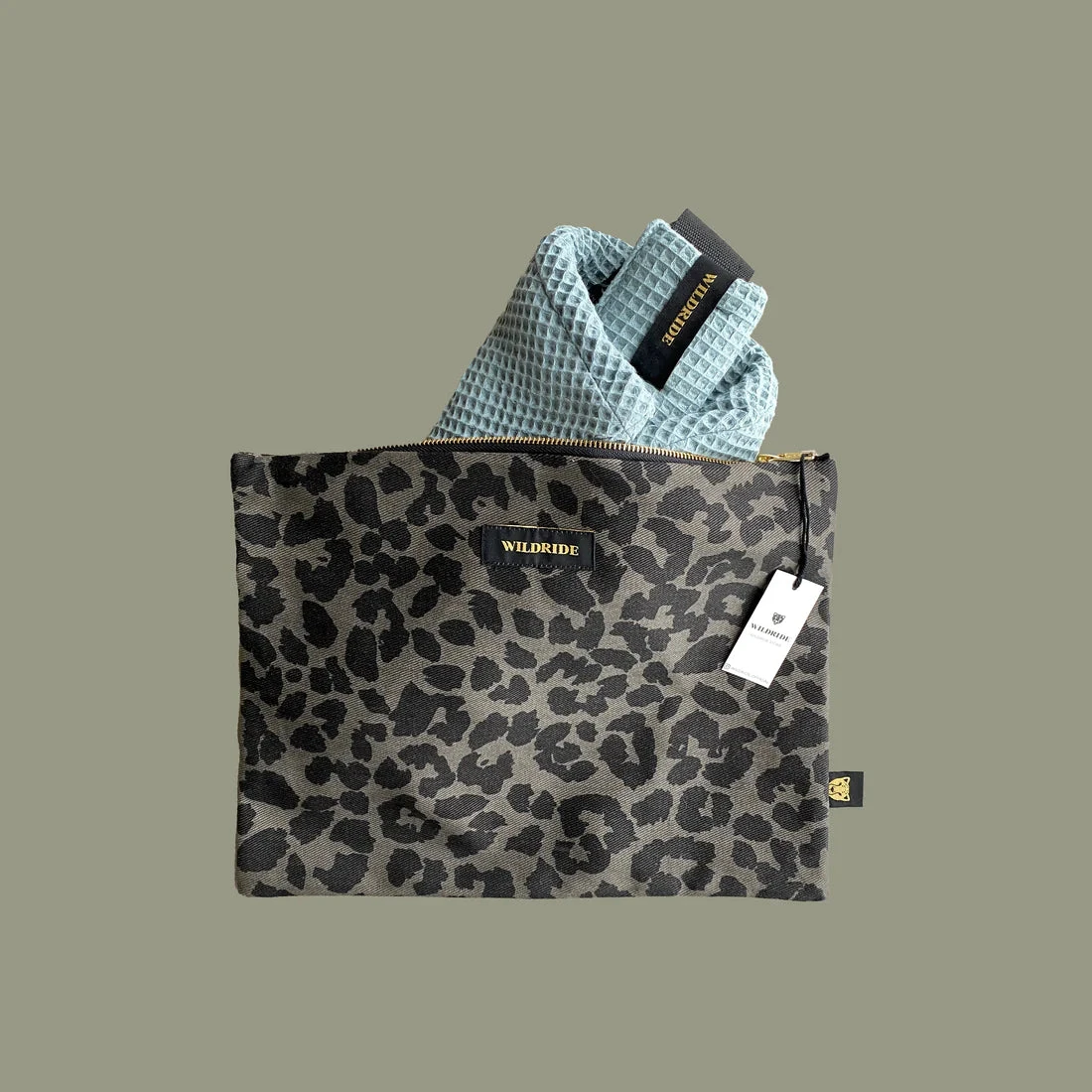 Grey Leopard Pouch 2 Grey Leopard Pouch - Image 2