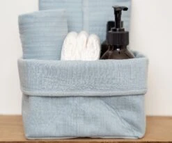 Little Dutch Storage Basket Small Pure Soft Blue -Lush Littles xon445026